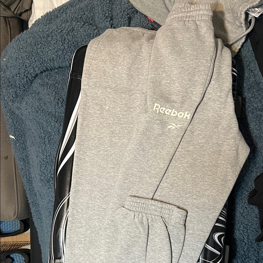 Reebok Kids Light Gray Joggers